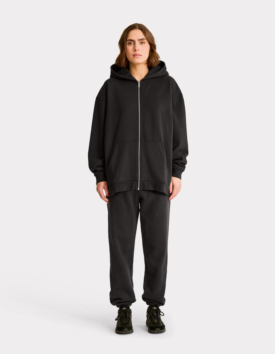 Veste à capuche zippée - Gris foncé - ENFANT | H&M FR