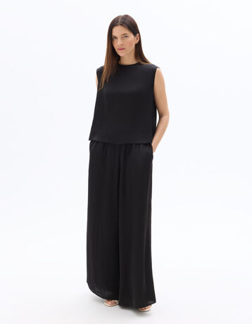 blue lace slip dress LACE-TRIMMED SLIP DRESS IN BLUE | CULT MIA main image 0