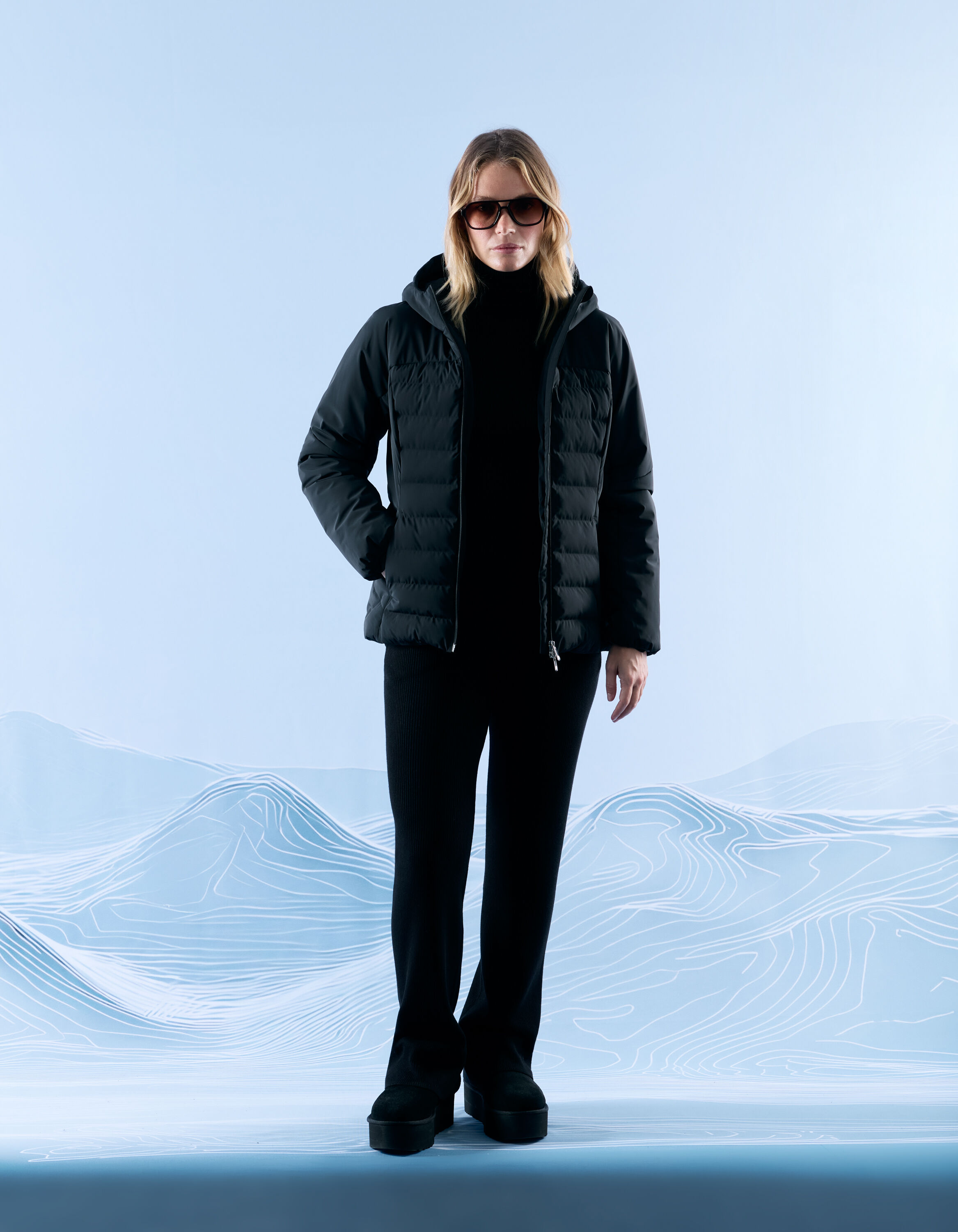 Chamonix-Mont-Blanc - Black light down jacket | celio be camaïeu