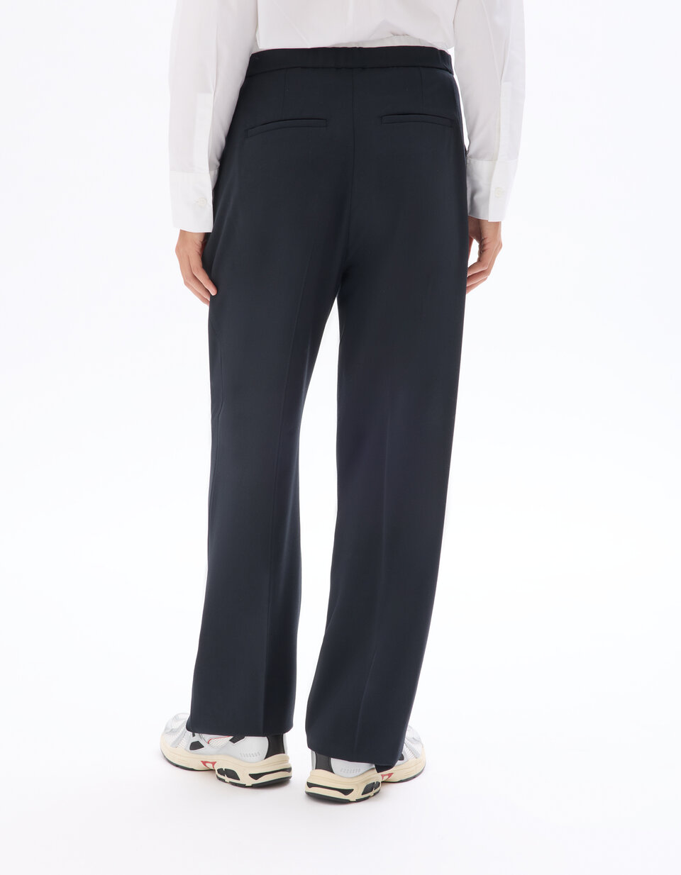 Pantalon Droit Noir Camaïeu Taille 38 - Coupe Droite, Polyviscose élastique