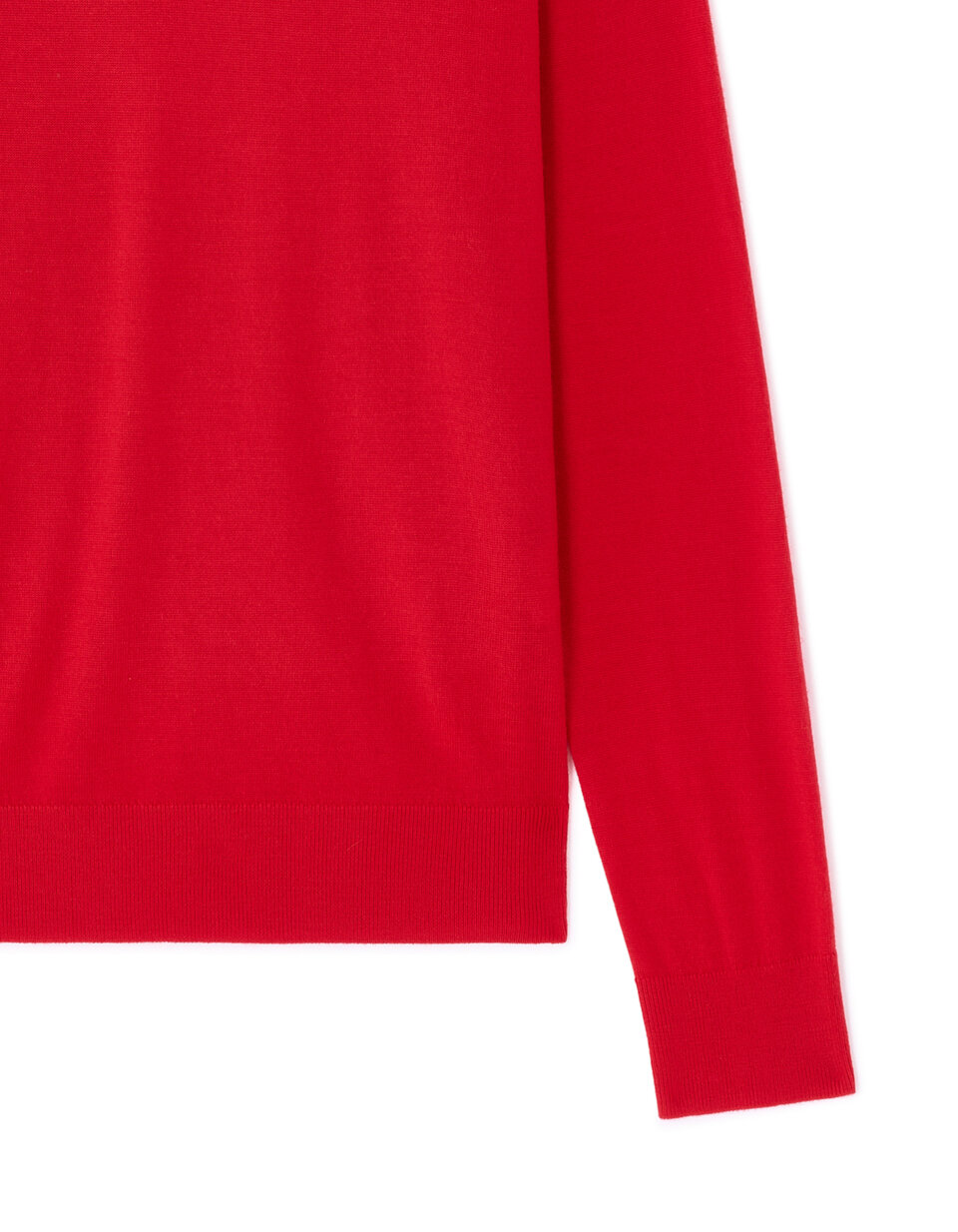 Pull matière douce col rond - Rouge - Femme - 15.00