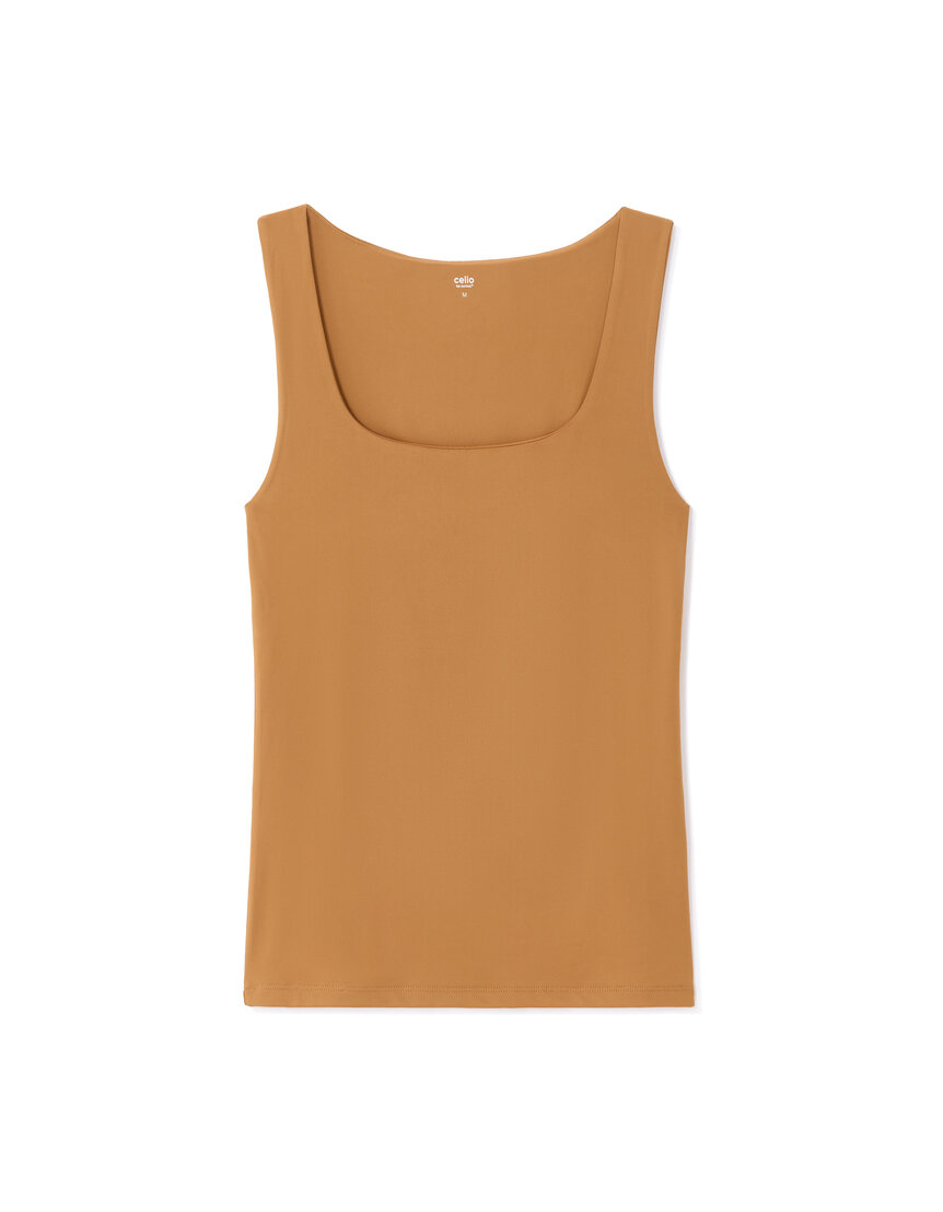 Débardeur Camaieu Orangé – Taille 1 (équivalent 36), Occasion Très Bon état