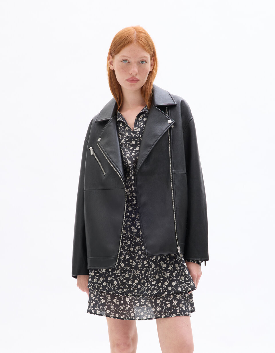 Veste En Laine Style Perfecto Camäieu Taille 40 - Occasion Très Bon état, Noir