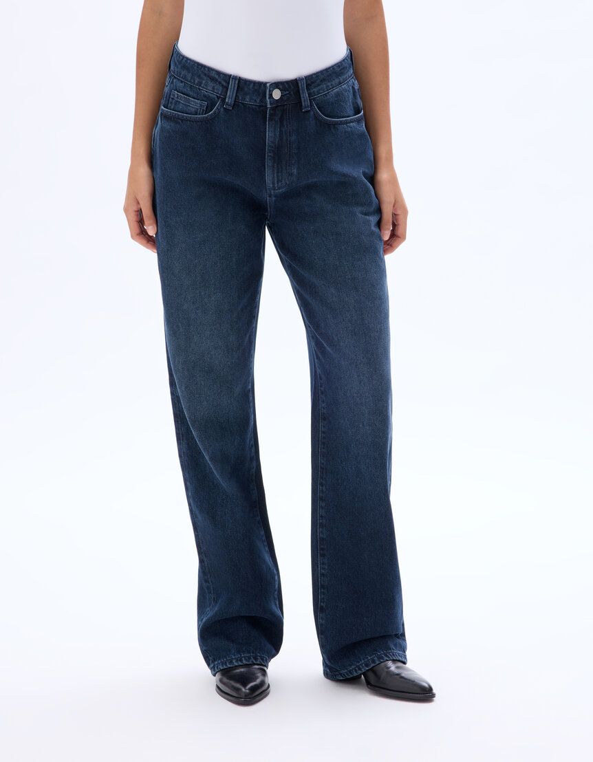 Jean Femme Camaïeu Taille 38 – Bleu Skinny – Comme Neuf, 98% Coton 2% élasthanne