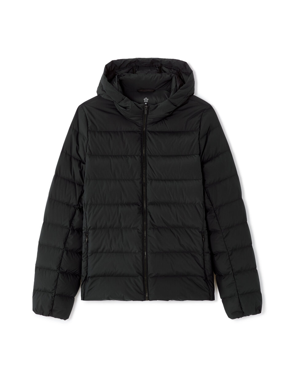 Doudoune Downwarm light en duvet à capuche noir celio be camaïeu