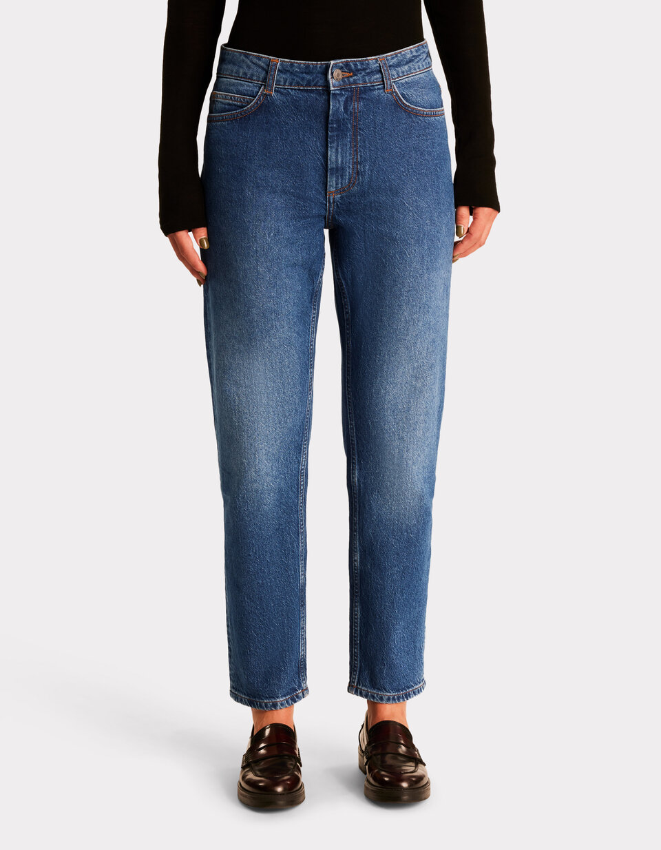 Outfit Con Mom Mom Fit Camaieu Jean Slouchy Jean Femme