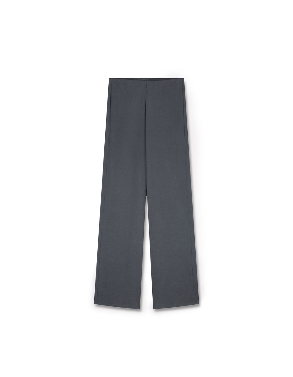 Pantalon large en modal mélangé gris anthracite celio be camaïeu