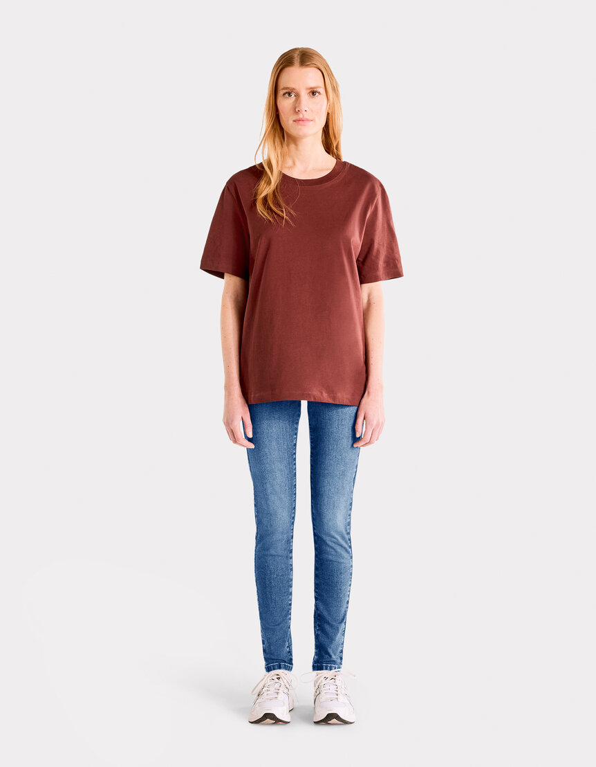 Jegging taille haute - bleu