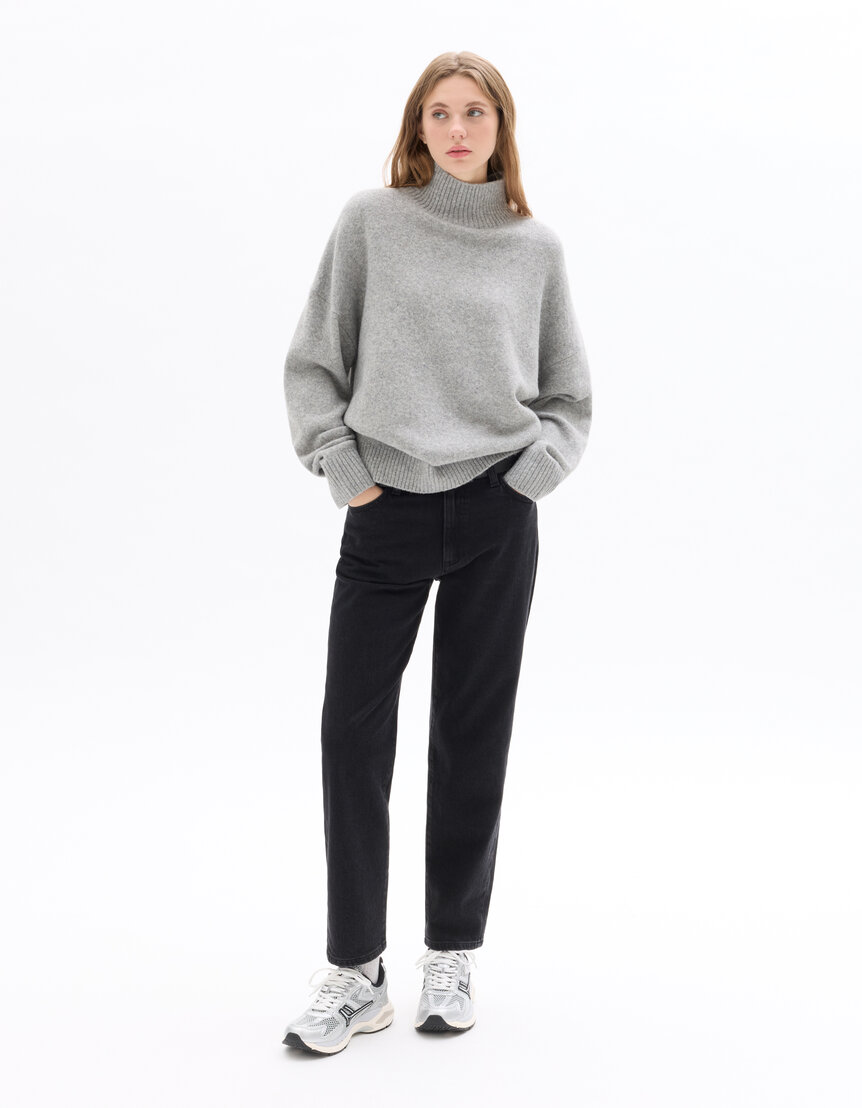 Jeans Noir Camaïeu Taille 42 Femme - Coupe Regular, Occasion En Très Bon état