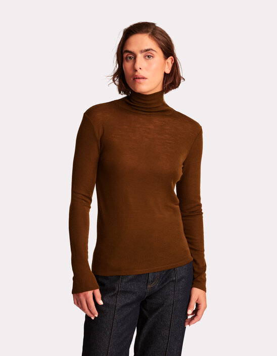 Manteau Court Marron Camaïeu Taille 40 - Occasion Très Bon état - Veste Femme