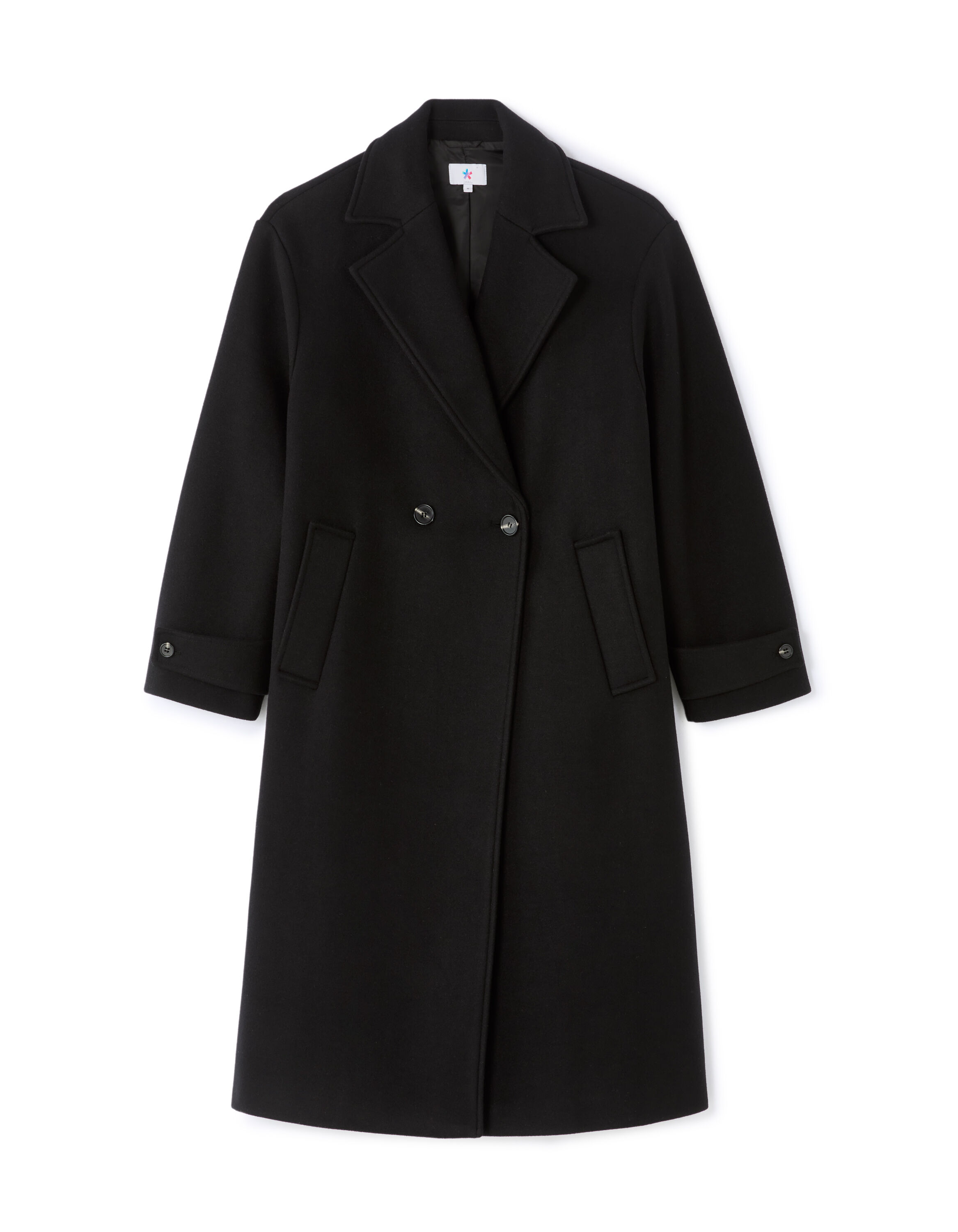 Oversized long coat - black | celio women