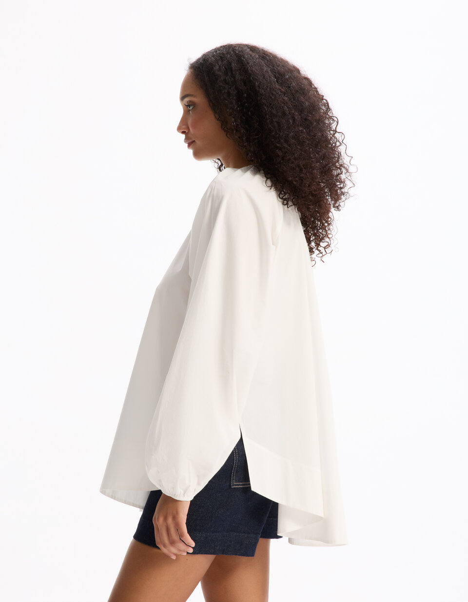 Blouse Camaïeu Bleue Taille L - Occasion Très Bon état, Marcel Femme, Couleur Bleu