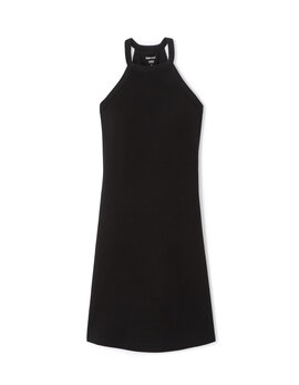 Halter Neck Dress with Built-in Bra - Black | celio women Halter Neck Dress with Built-in Bra - Black | celio women