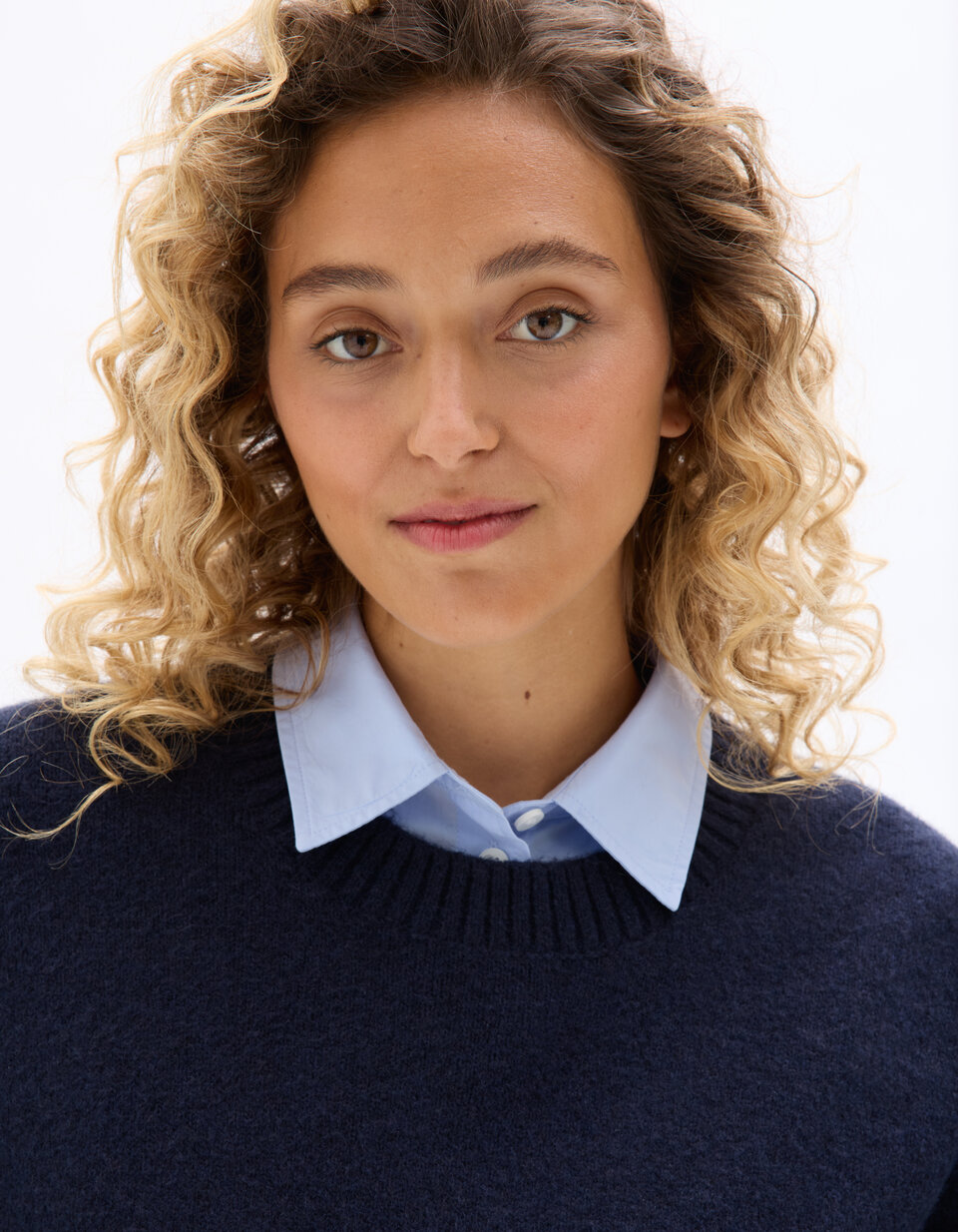 next Garçon Pull en Maille À Col en V (3 À 16 Ans) Bleu