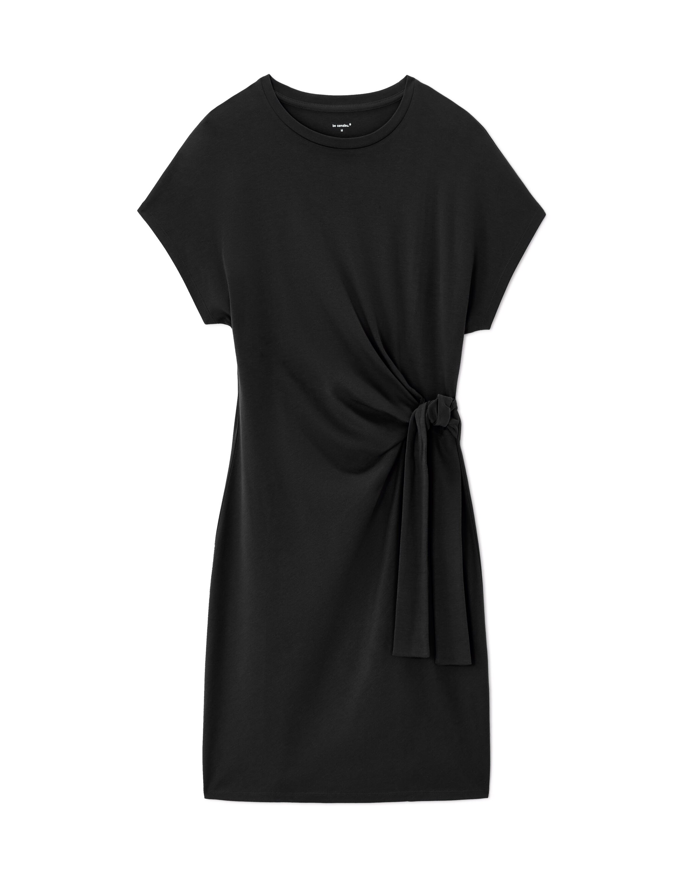 Robe Courte Robe Noir Camaieu Robe Courte Nouée Noir Celio Be Camaïeu
