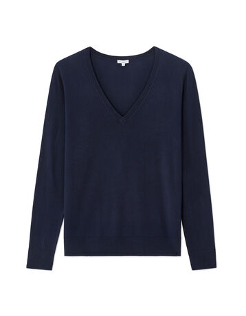 Pull Femme Élégant à Manches Longues - Décolleté V Croisé, Tissu Doux Et Élastique, Pour Automne-Hiver, Daily Ou Bureau