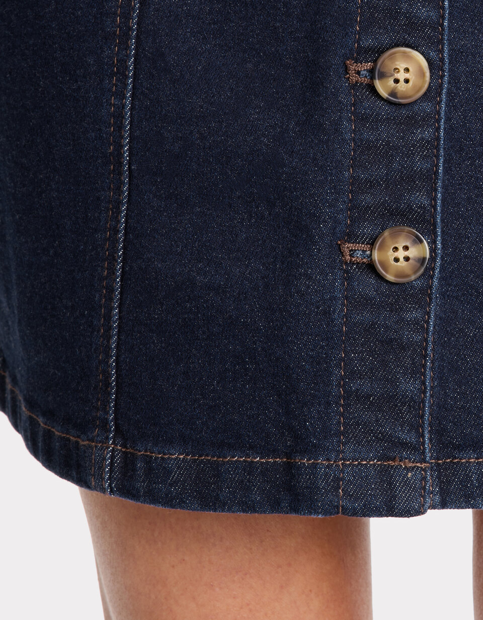 Jupe Courte En Jean Camaïeu Taille 38 - Occasion Très Bon état, Bleu, Coton, Style Mini