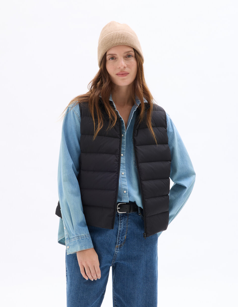 Tunique Sans Manches Rouille Camaïeu - Taille XS - Occasion Très Bon état