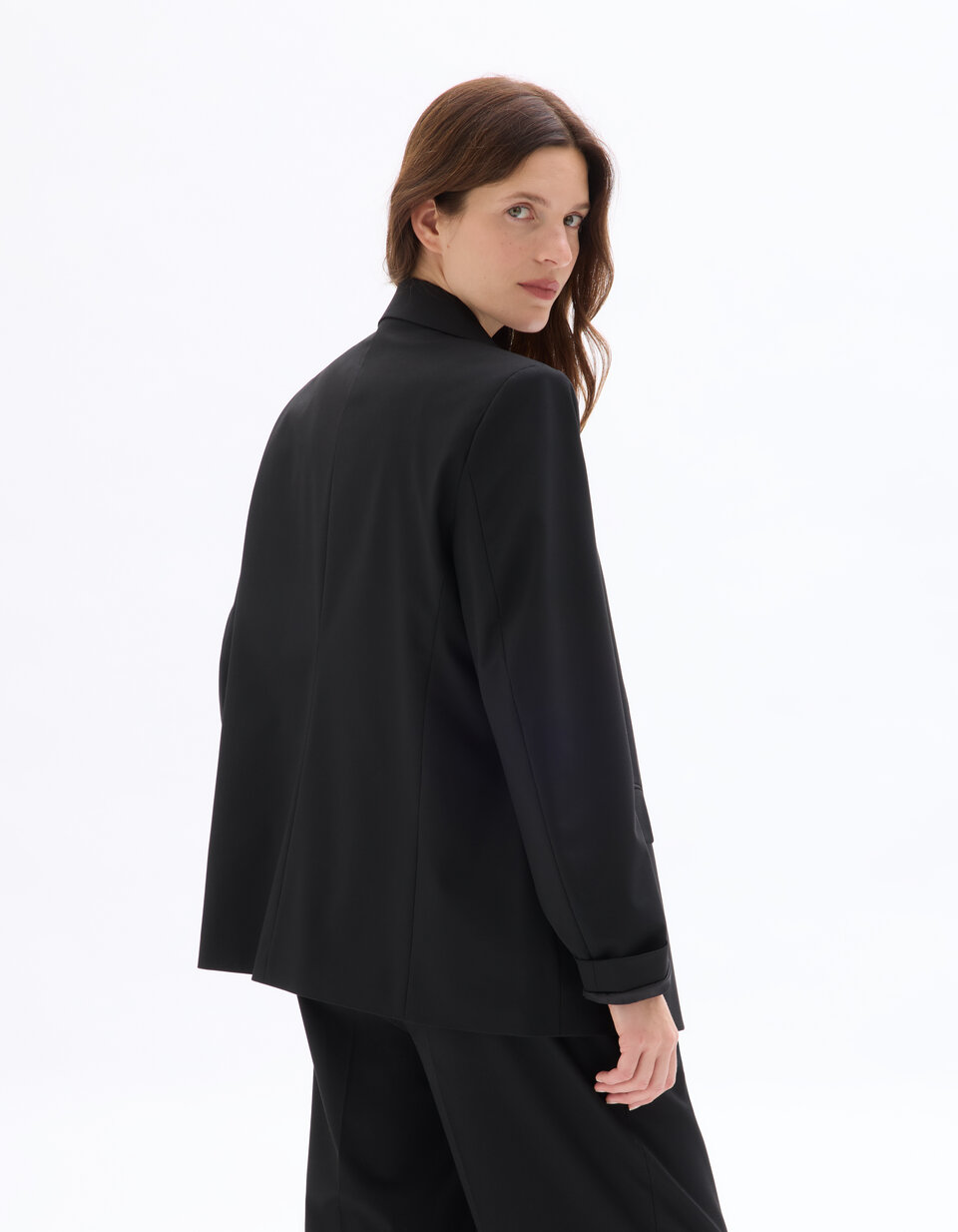 Veste Blazer Camaïeu Rouge - Manches 3/4 Avec Bas Nœud - Taille ~40 - État Très Bon - Style Élégant Et Féminin