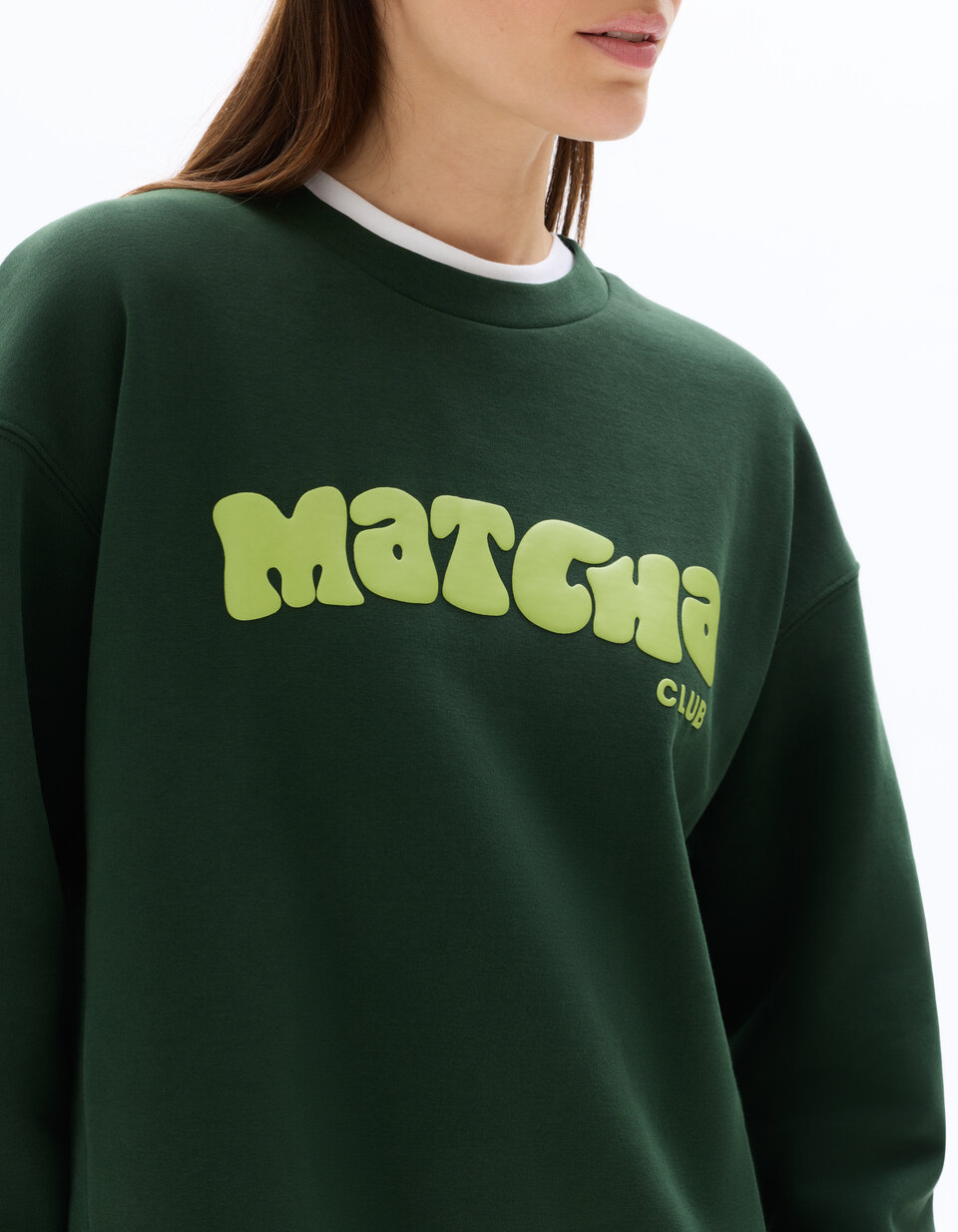 Sweat Henley Femme Mantarray Taille 20 - Vert Géométrique, Manches 3/4, Excellent état