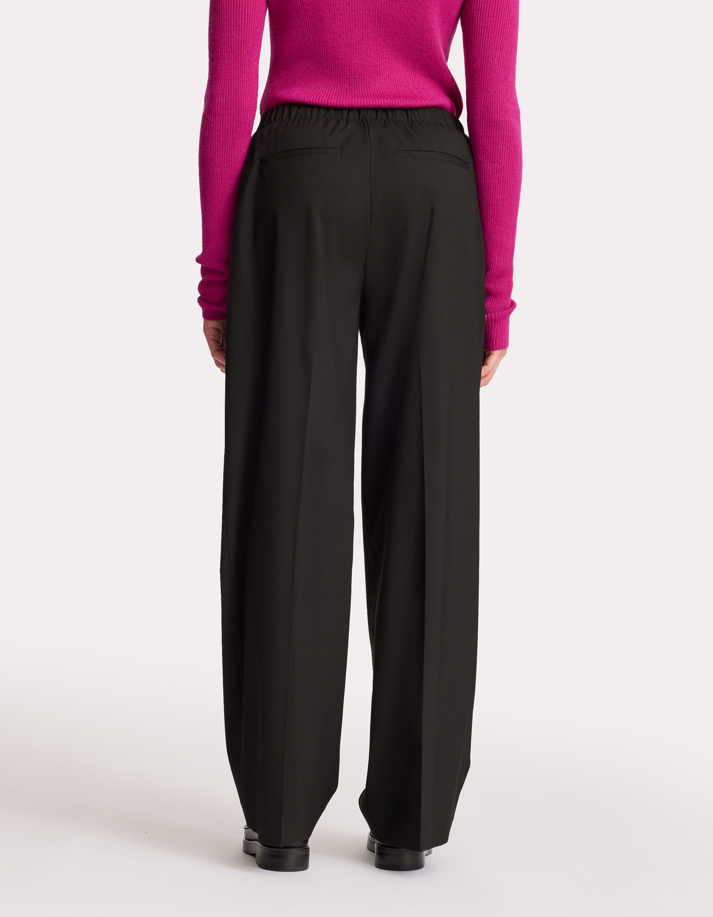 Pantalon large noir celio be camaieu