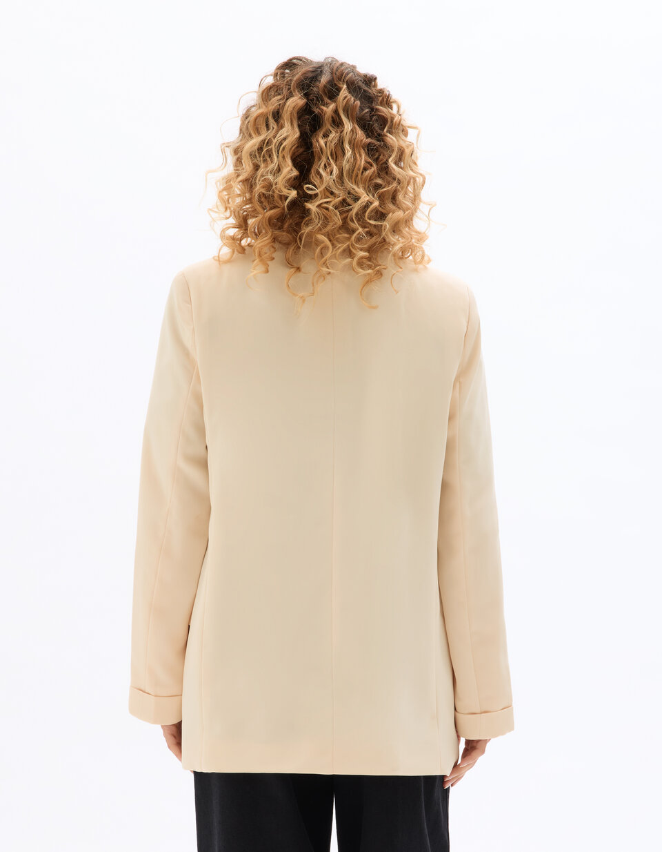 Veste blazer fluide - kaki | be camaïeu