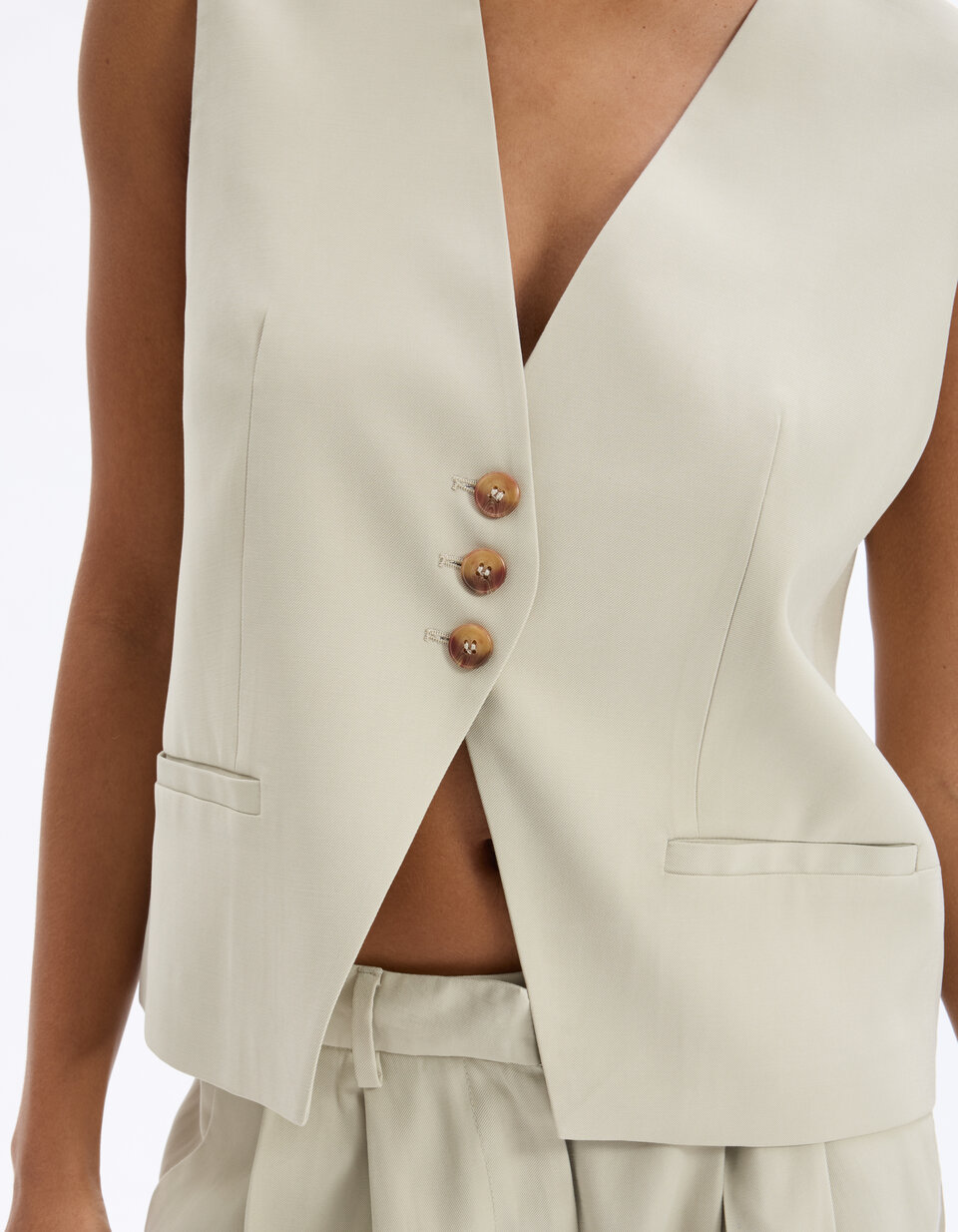 Robe Tailleur Miss Selfridge Gris Marguerite – Taille 14, Sans Manches, Occasion Très Bon état