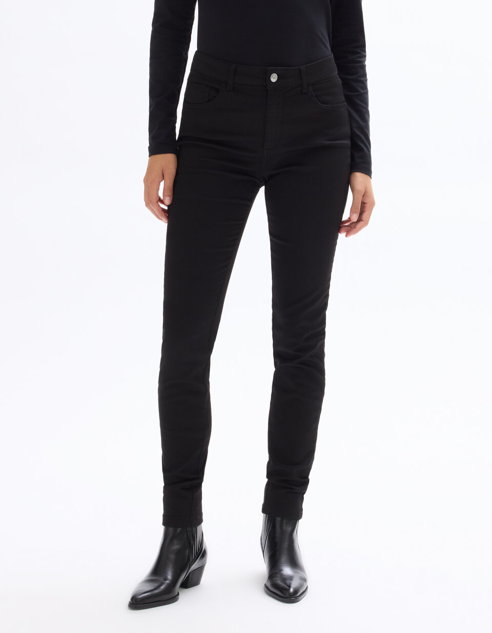 Pantalon Femme Slim Camaïeu Taille 38 - Stretch Couleur Chair - Très Bon état