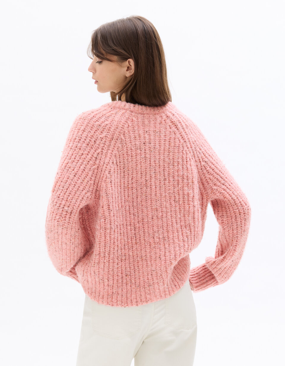 Cardigan Fille Monsoon – Rose – Taille 3-4 Ans – Manches Longues – Coupe Courte – Occasion