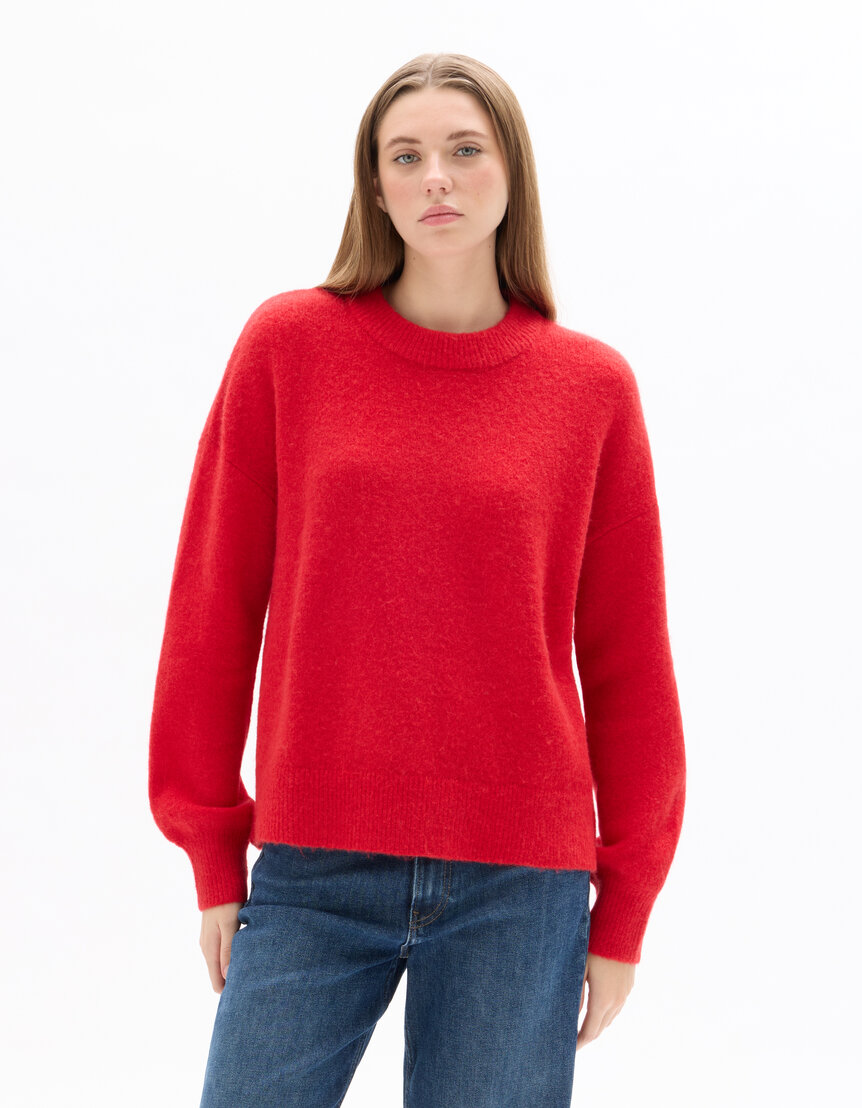 Pull Femme Camaïeu – Taille 2 – Gris Foncé – Acrylique Tout Doux – Occasion TBE