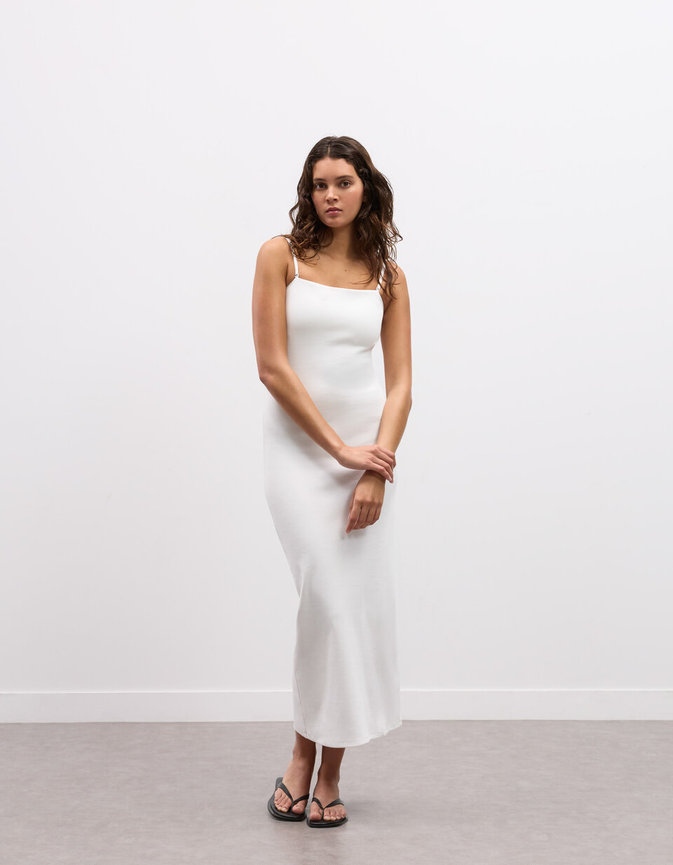 Bandeau Dress<br>Built-in Bra - White | celio women Bandeau Dress<br>Built-in Bra - White | celio women