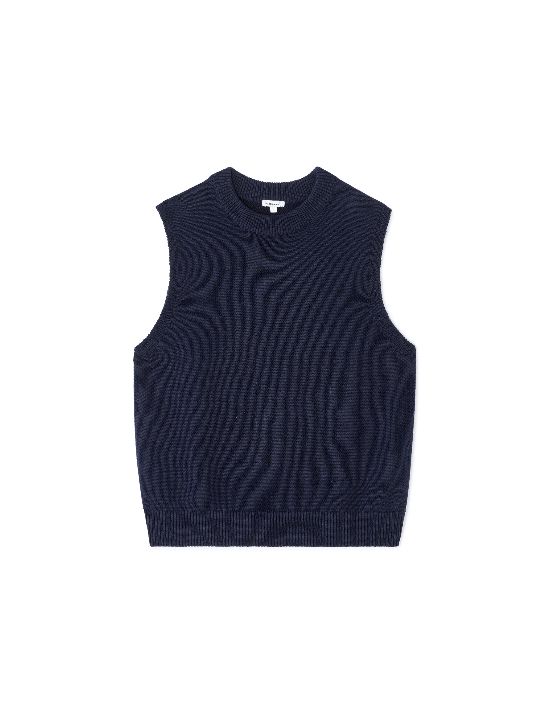 Marque Camaieu Pull Sans Manche Camaieu Pull Sans Manches Col Rond