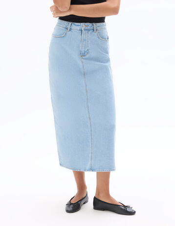 Jupe Droite Noire Femme Taille 42 Camaieu - Occasion En Très Bon état, Avec Poches