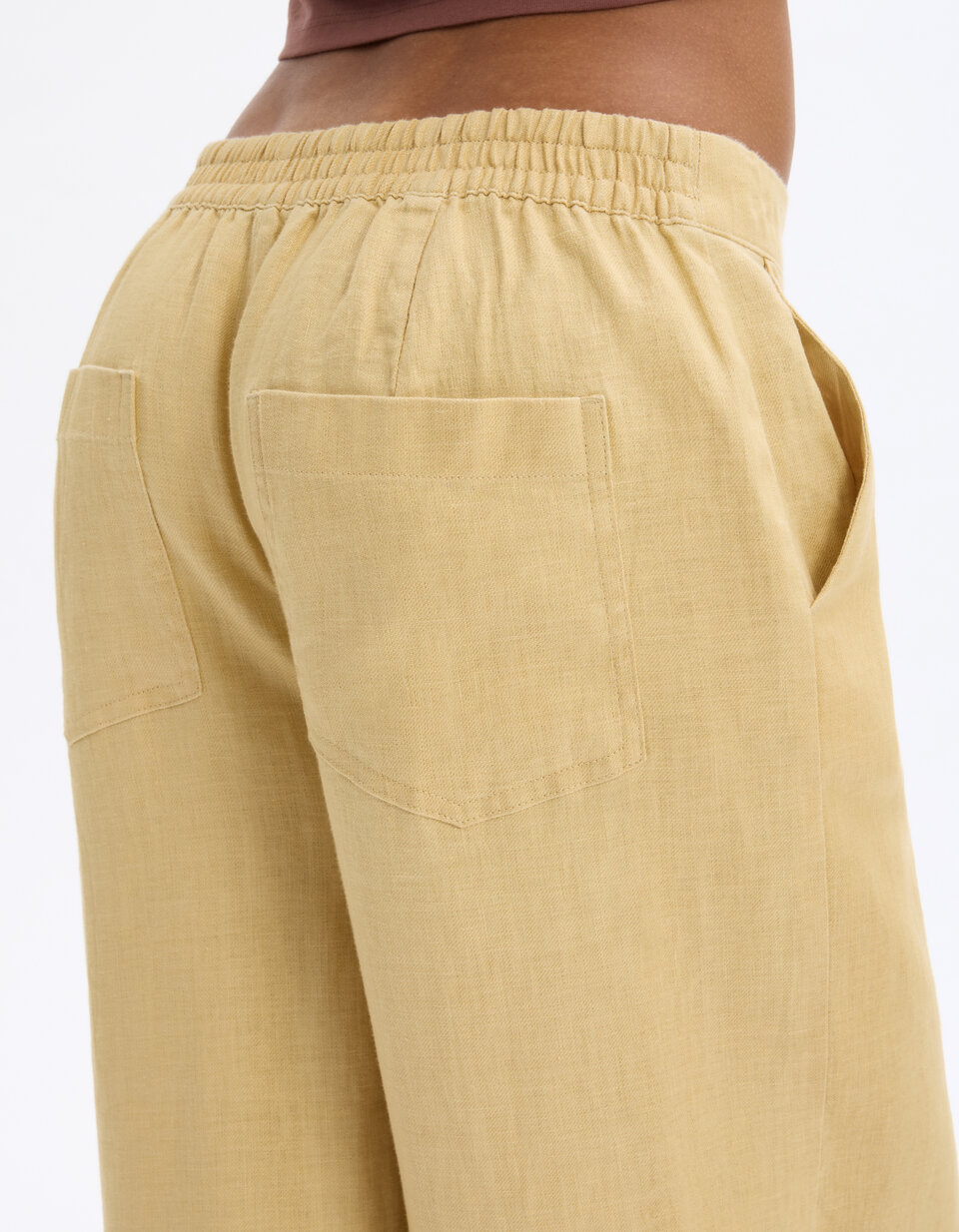 Pantalon de costume slim 100% lin - naturel | be normal