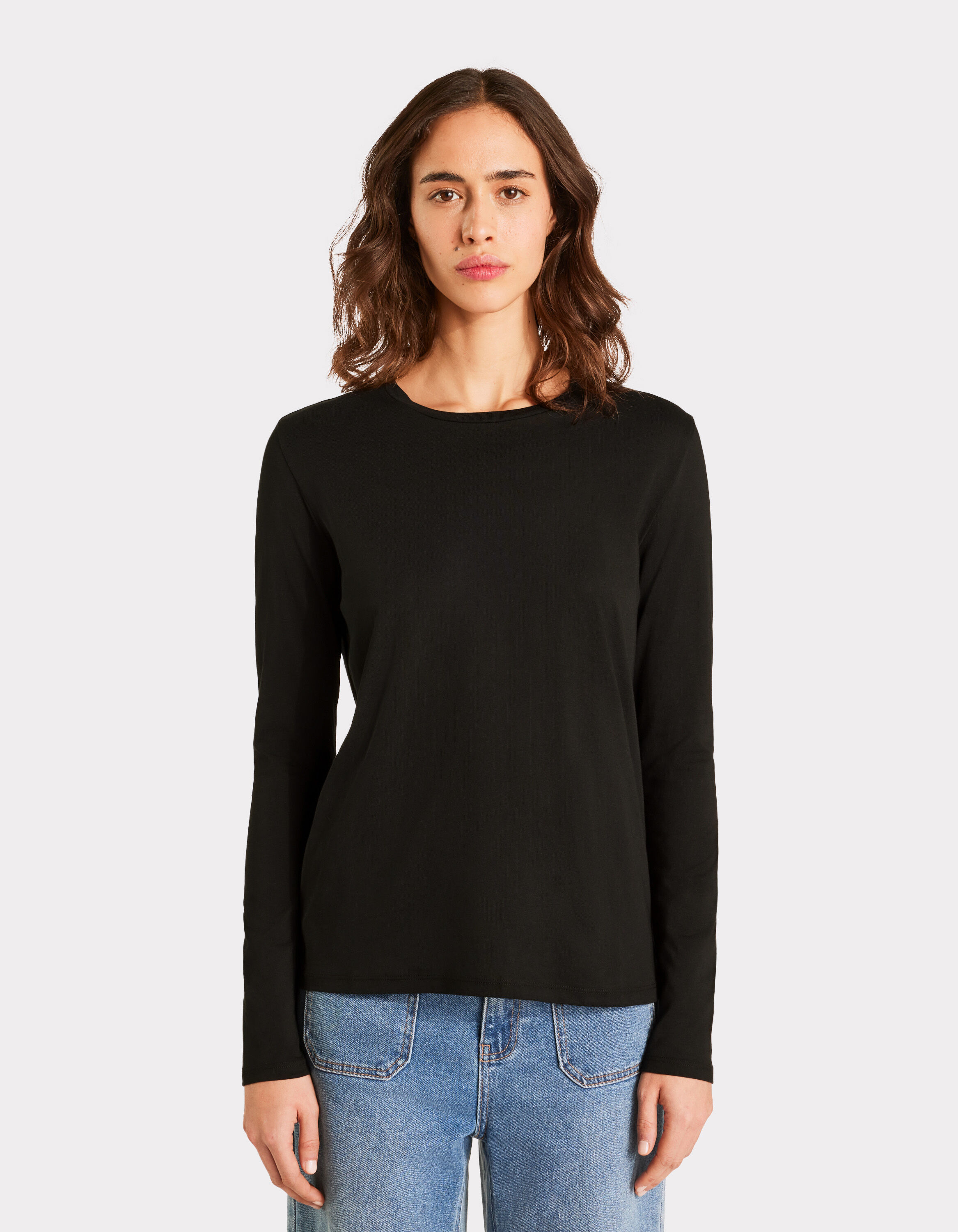 Clothing Tee Shirt Manches Longues Camaieu Sleeve Tee Shirt Manche