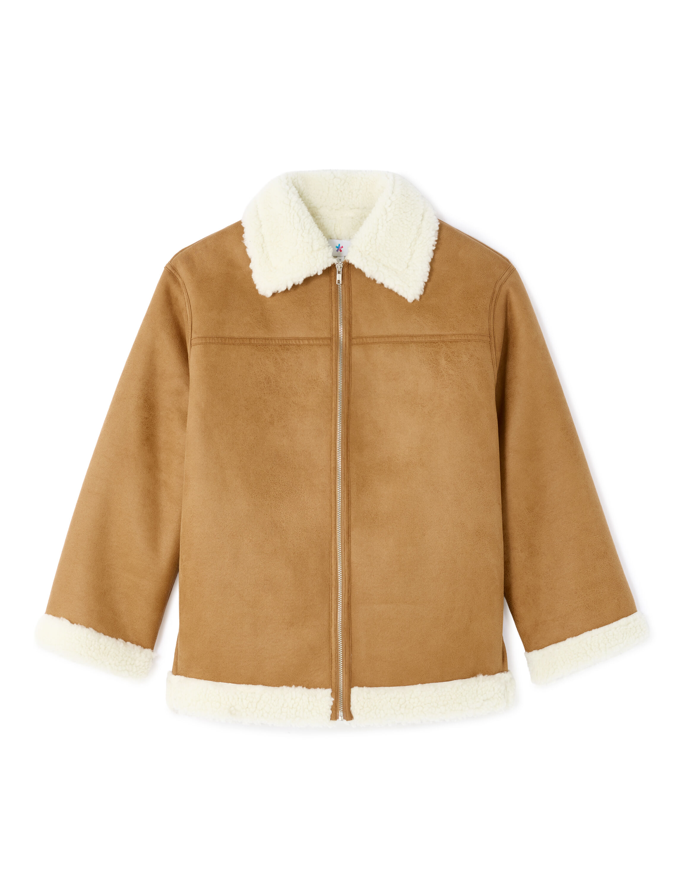 Manteau Camaïeu Camel - Taille 36, Mélange Polyester Et Laine, Occasion Très Bon état, Pour L'hiver