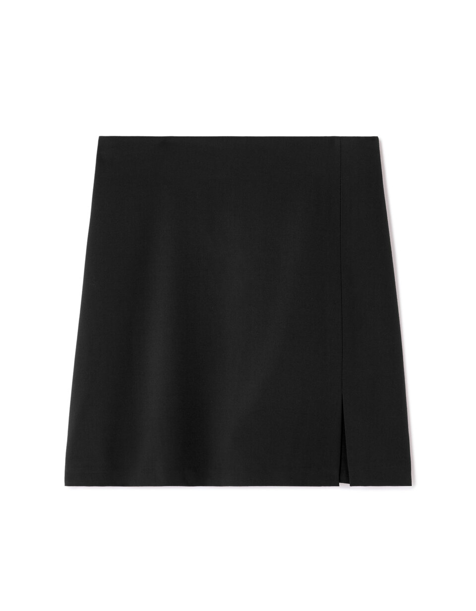 Jupe short droite - noir