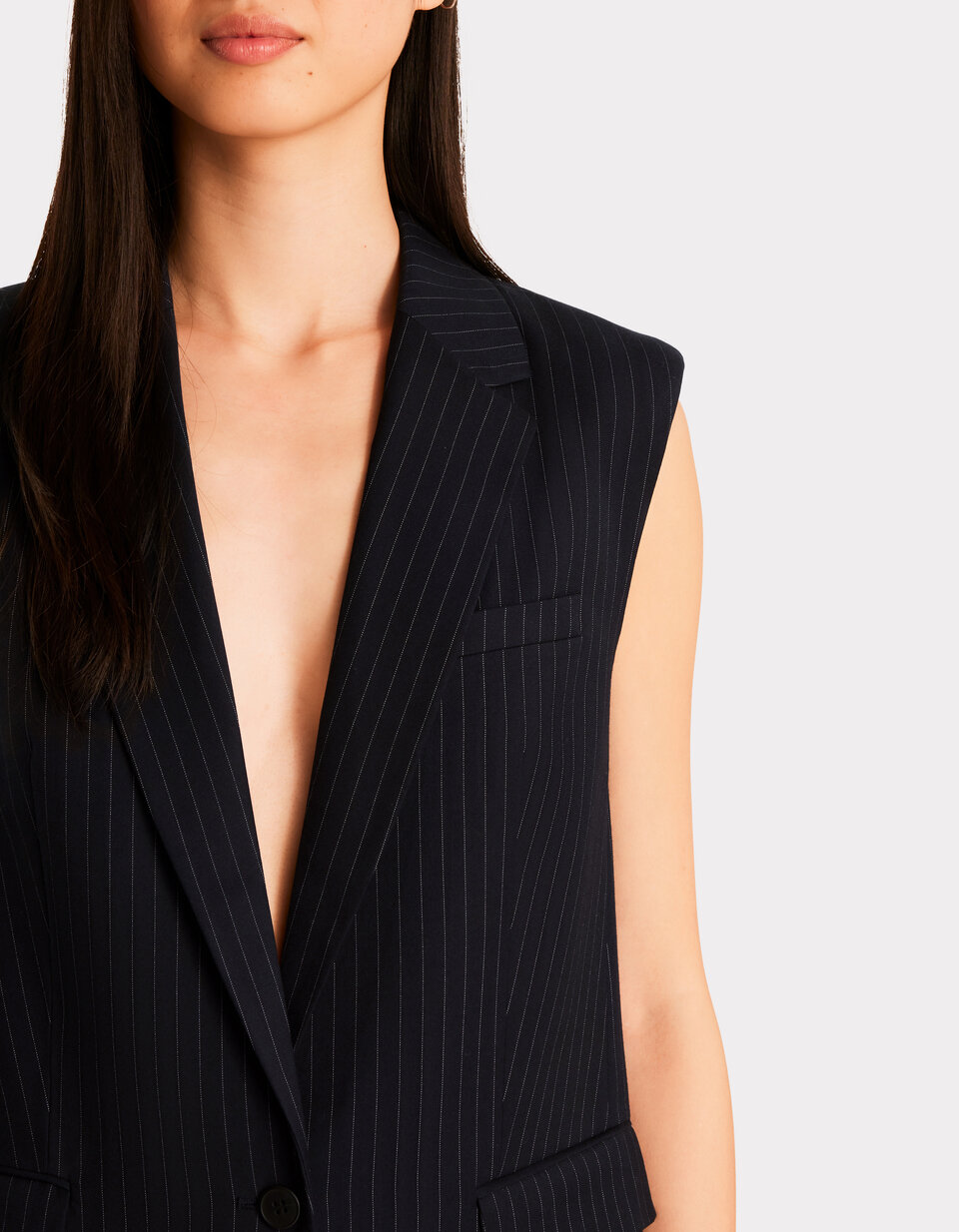 Blazer Sans Manches Noir 3Suisses, Taille 40, Occasion En Très Bon état