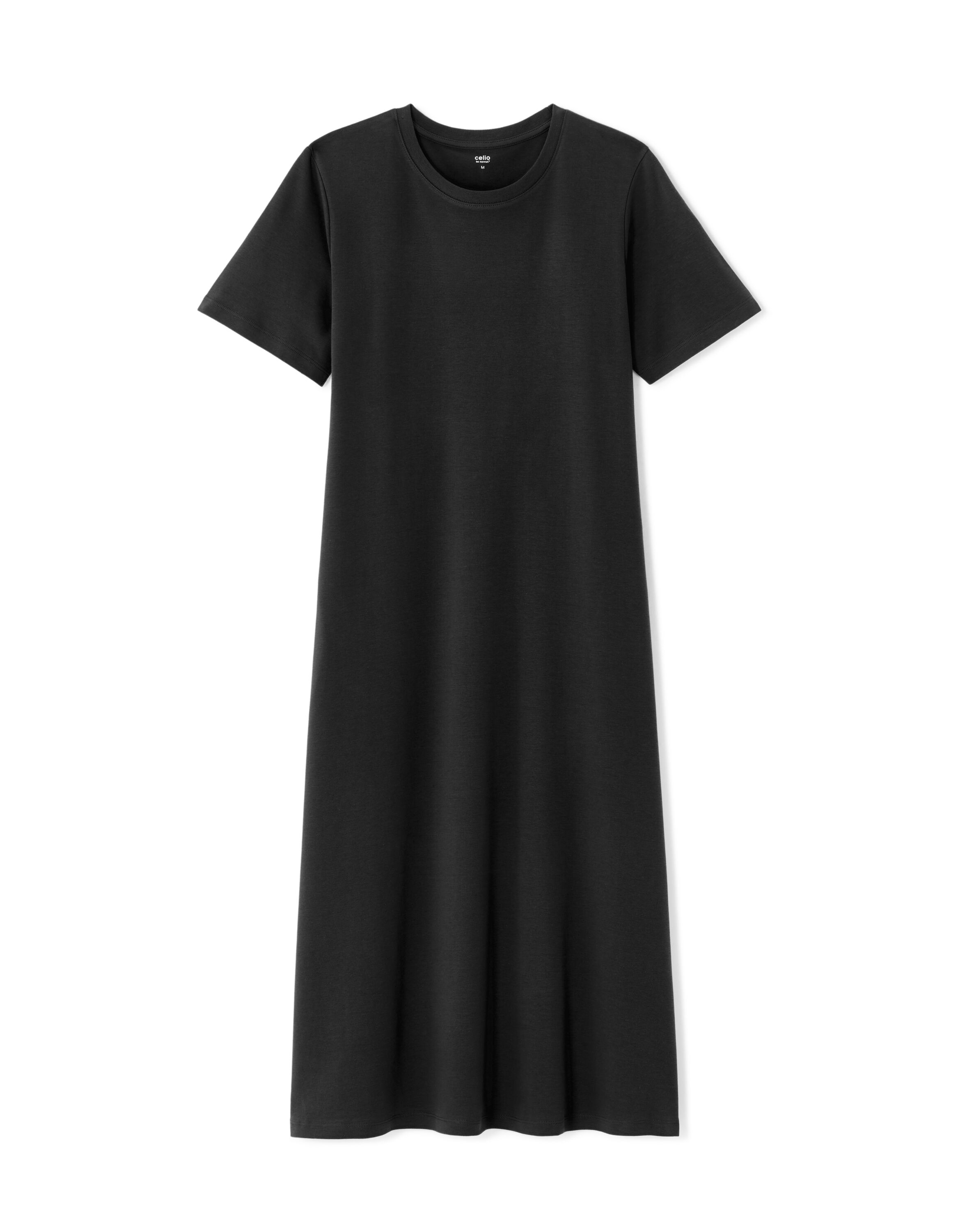 princess polly baby blue dress Black Textured Jersey Wrap Front Midi Shirt Dress