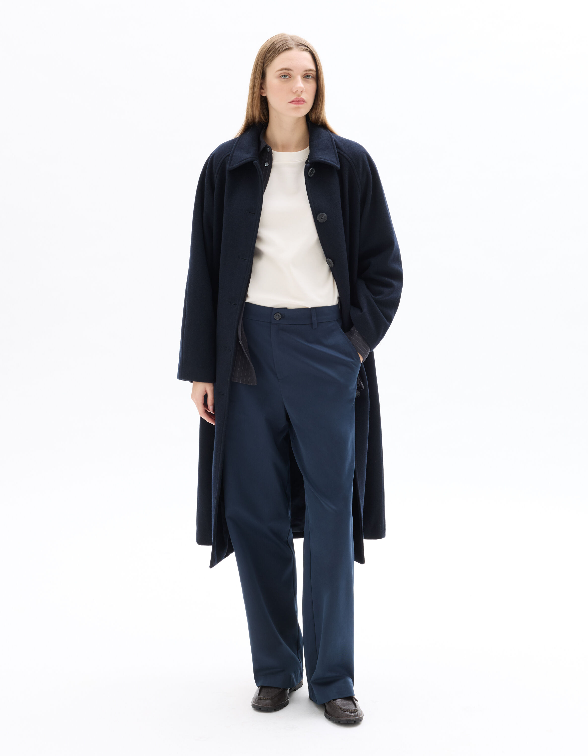 Pantalon Droit Camaïeu Taille 38 - Couleur Noir - Mix Polyester/viscose/élasthanne - Occasion Très Bon état