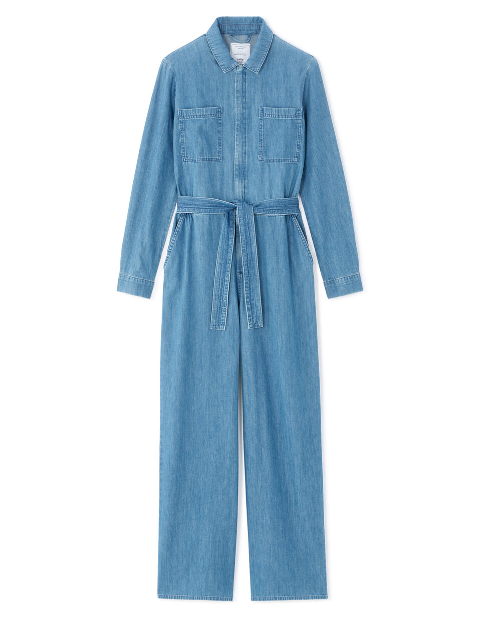 L'essentiel vu par Géraldine Maillet - Combinaison oversize en jean bleu | celio women