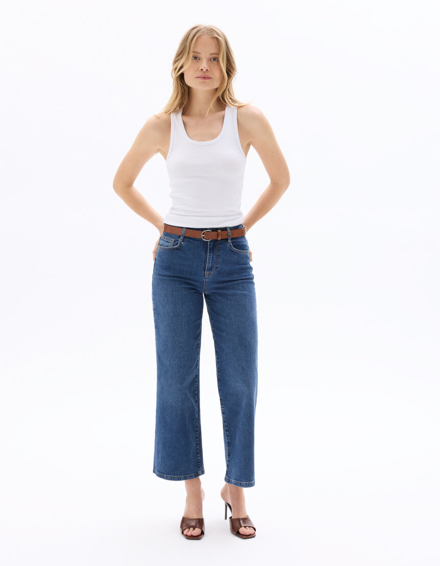 Jean CAMAIEU Taille 34/XS Bleu - Occasion En Très Bon état - Pour Femme