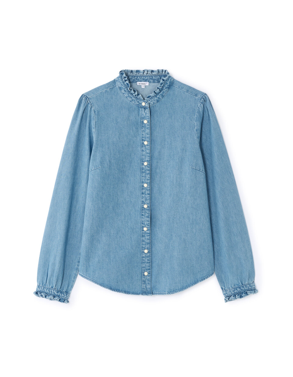 Blouse épaisse Sans Manches Camaïeu Col V - Taille 38, Couleur Crème, Occasion En Bon état