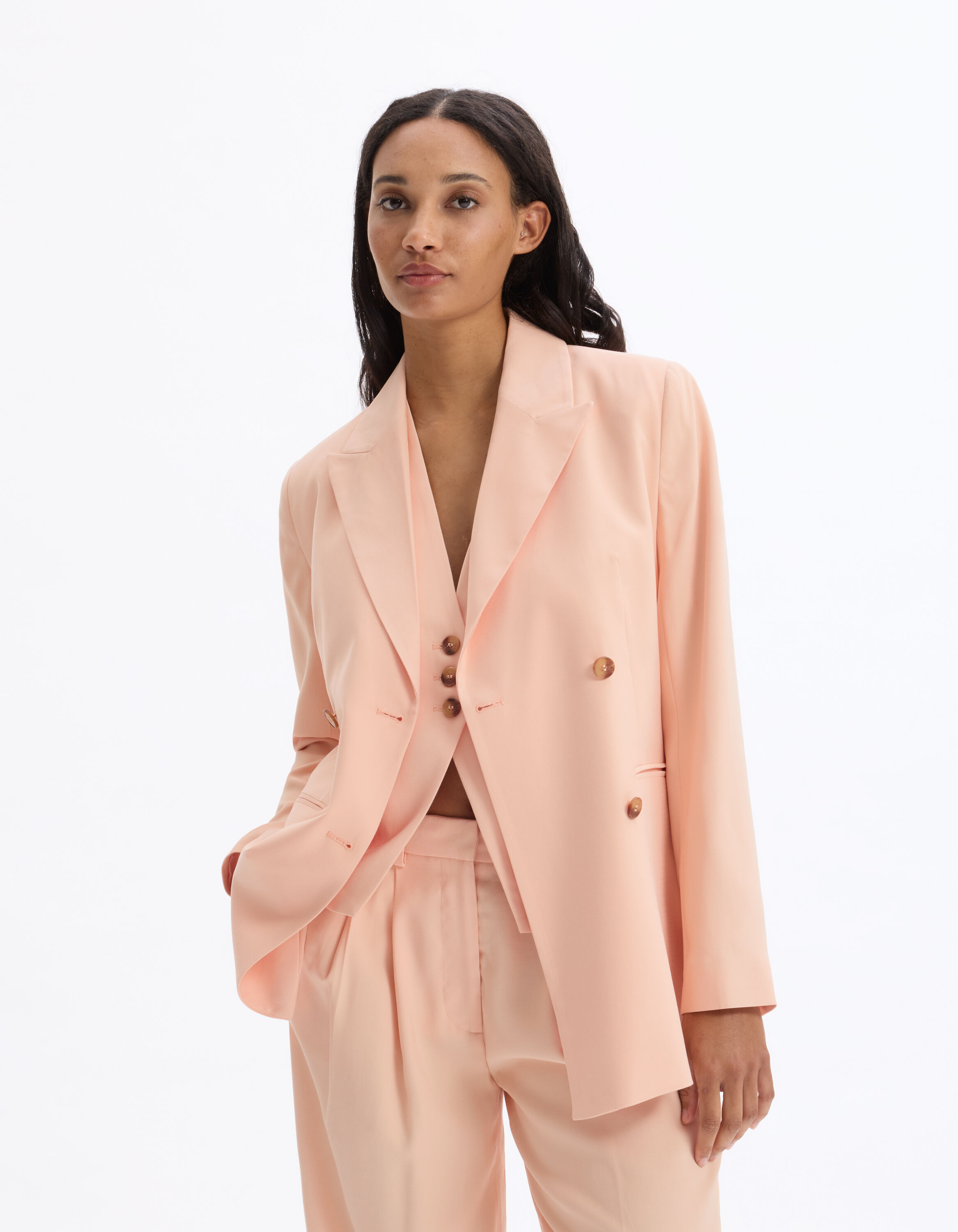 Blazers Camaieu Veste Femme Camaieu Solde Camaieu Pull Rose Veste