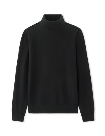 Pull Col Roulé Noir Homme | celio