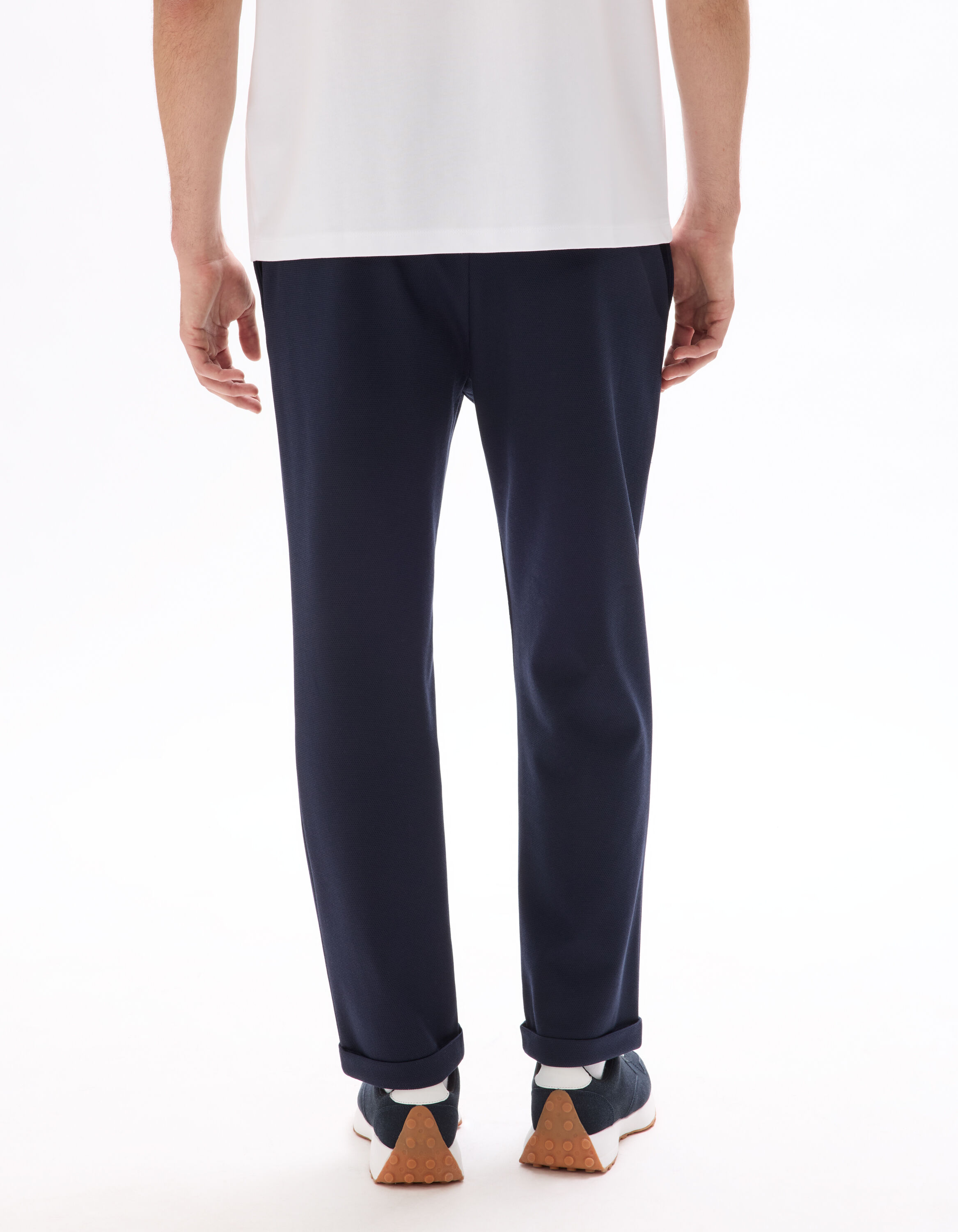 Pantalon Celio Bleu Marine Stretch - Taille W32 L33 (équivalent M) - Occasion Très Bon état - Coupe Straight