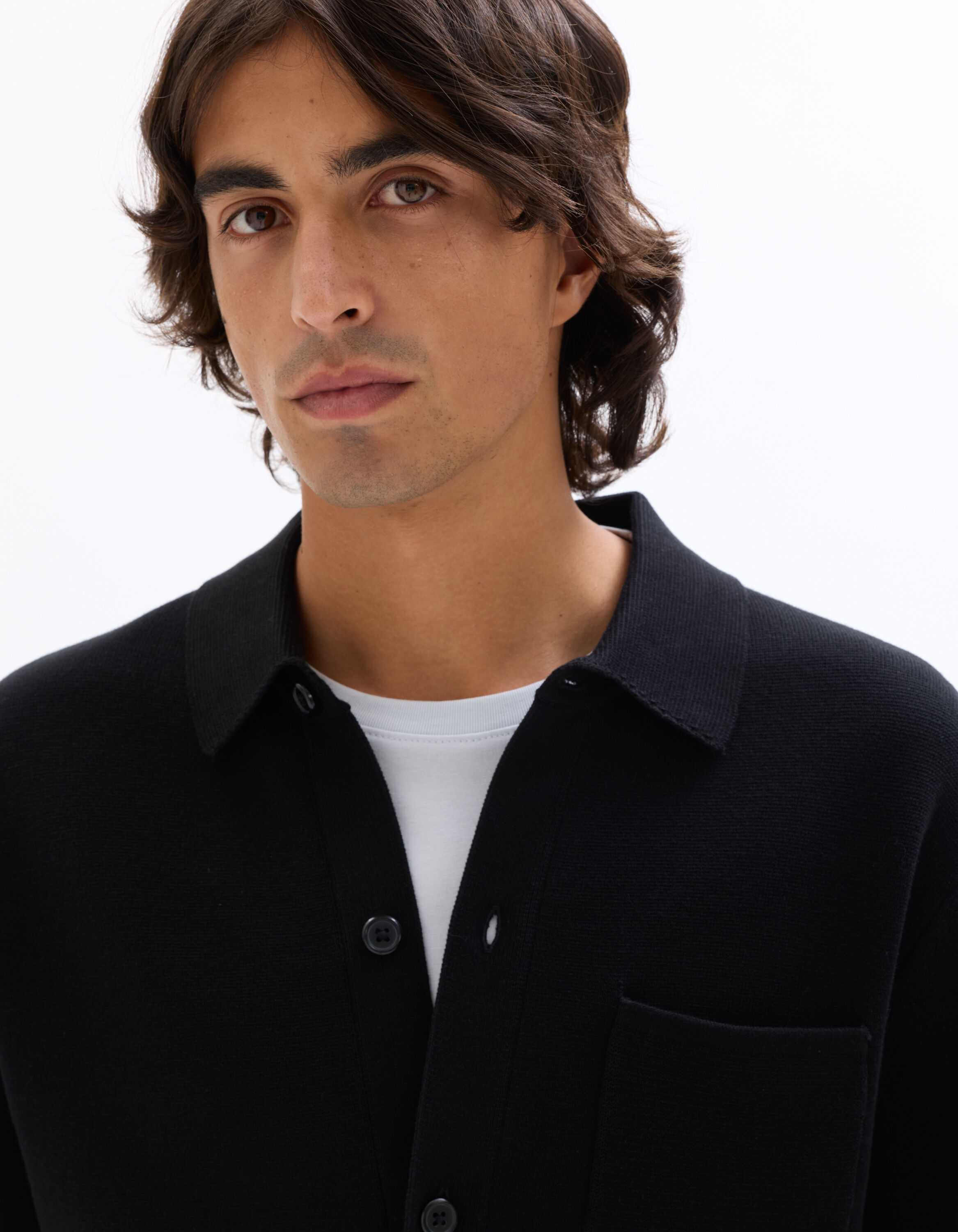 Cárdigan de punto milano - negro | celio