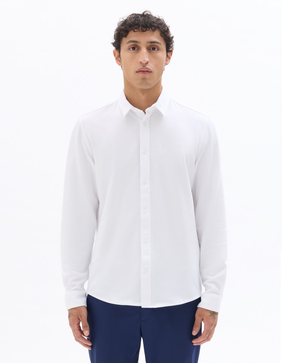 Ralph Lauren Iconic Pull Drapeau Américain en Coton Crème Blanc Écru