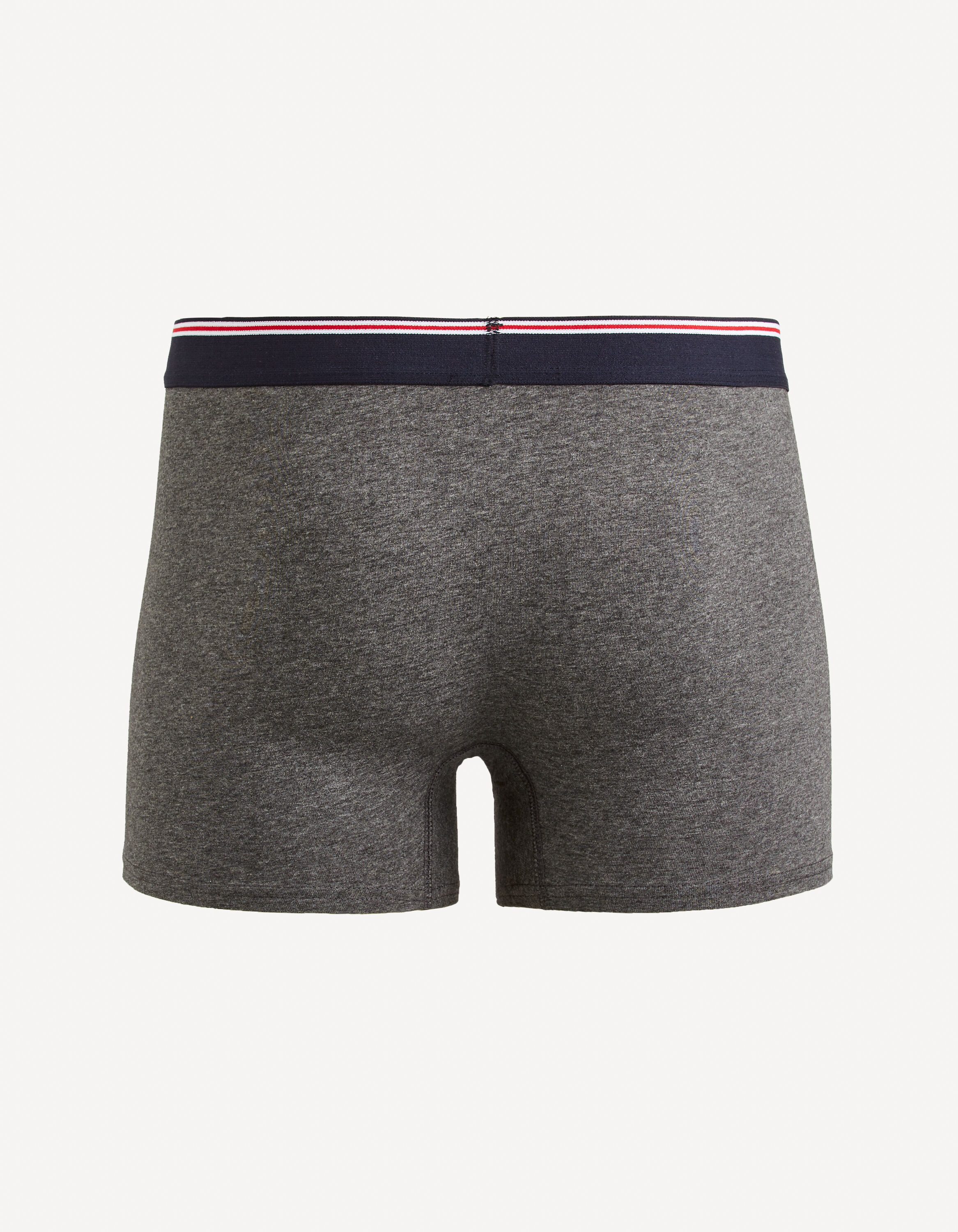 Boxer en coton stretch anthracite celio be normal