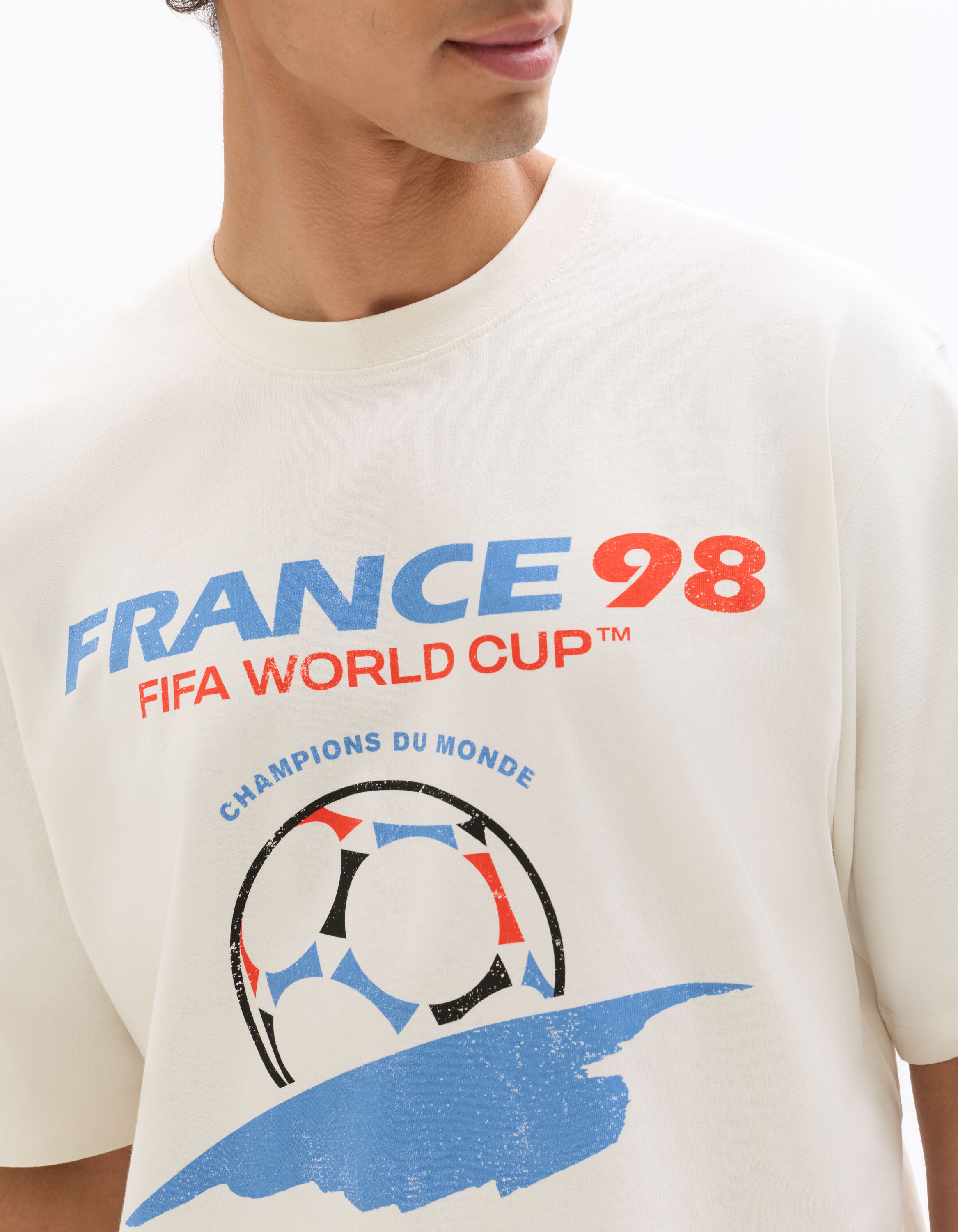 FIFA CLASSICS - FIFA WORLD CUP™ - Ecru T-shirt France 98 | celio